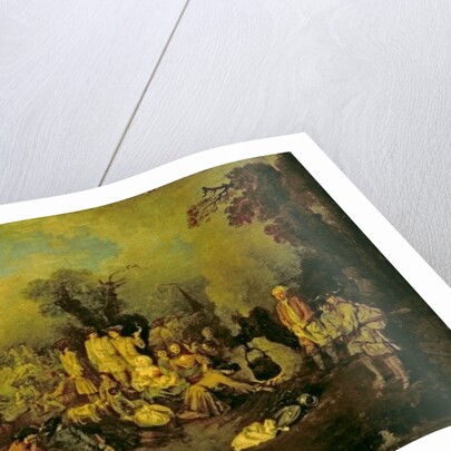 Gypsy Encampment by Jean Antoine Watteau