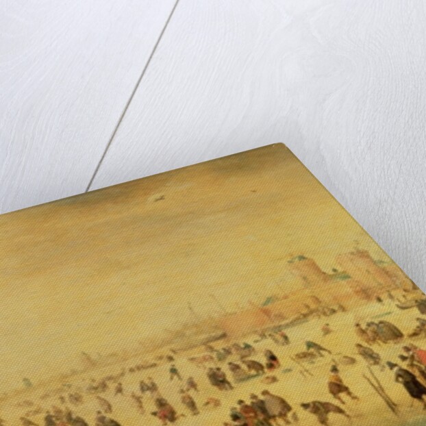 Skaters on a Frozen River, 17th century by Barent Avercamp