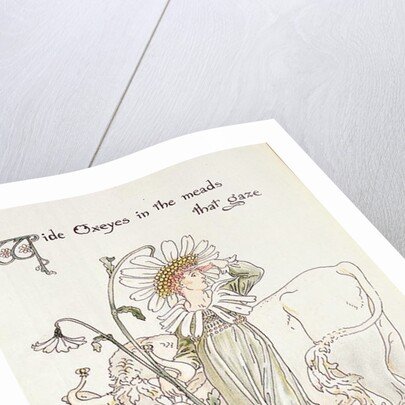 Wild Oxeyes in Meads that Gaze by Walter Crane