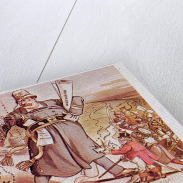 The World Constable, Theodore Roosevelt Astride Two Continents by Anonymous