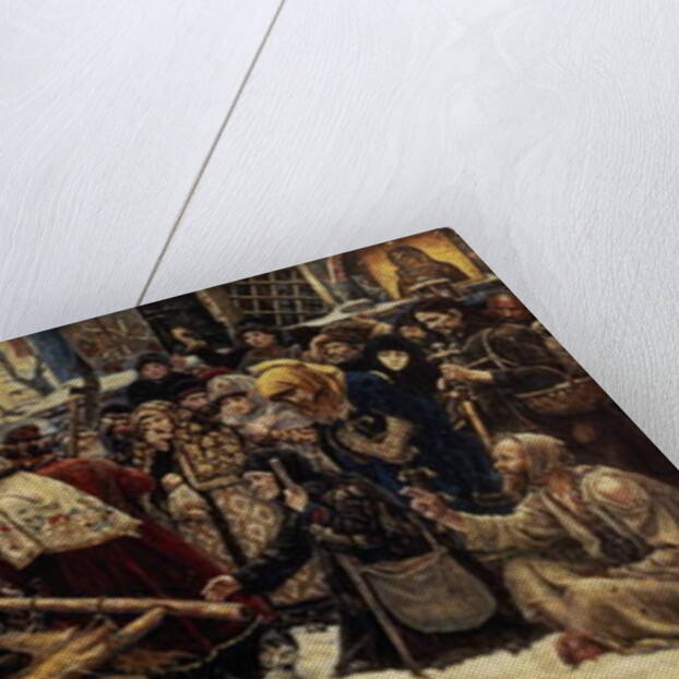 The Execution of Boyarina Pajaritar Morozova 1887 by Vasilij Ivanovic Surikov