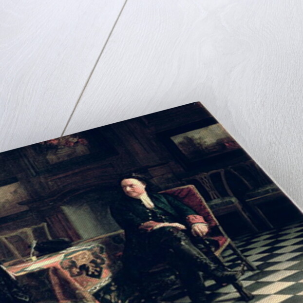 Peter the Great interrogates Tsarevich Alexei Petrovich at Peterhof, 1871 by Nikolai Nikolaevich (1831-94) Ge