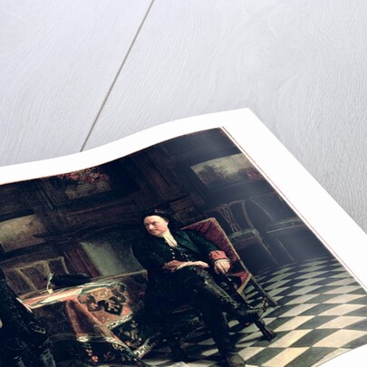 Peter the Great interrogates Tsarevich Alexei Petrovich at Peterhof, 1871 by Nikolai Nikolaevich (1831-94) Ge