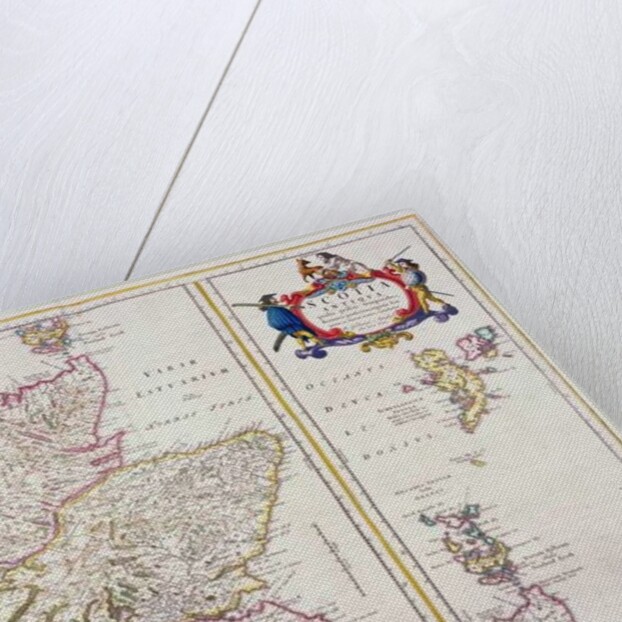 Map of Scotland, c.1700 by R. Gordon