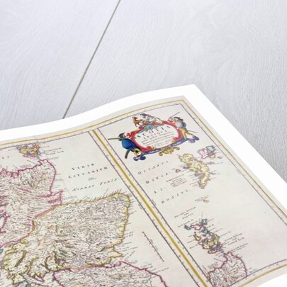 Map of Scotland, c.1700 by R. Gordon