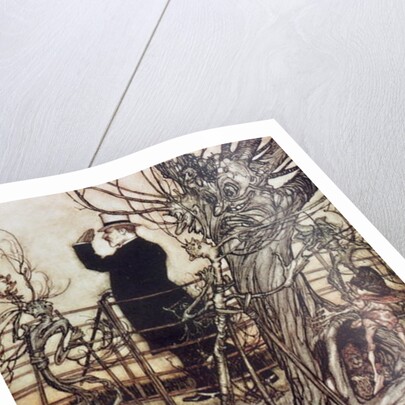 The Kensington Gardens are in London, where the King lives from 'Peter Pan in Kensington Gardens' by J.M. Barrie, 1906 by Arthur Rackham