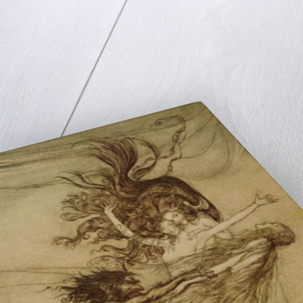 The Rhinemaidens teasing Alberich by Arthur Rackham