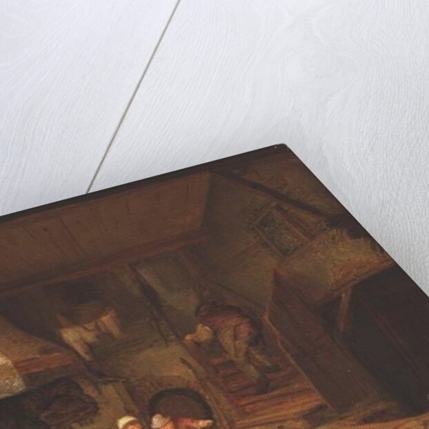 Children Playing by a Cottage Fire, 1641 by Isack van Ostade