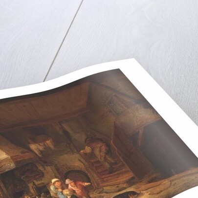 Children Playing by a Cottage Fire, 1641 by Isack van Ostade