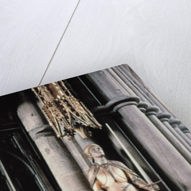 St. Joan of Arc, bronze sculpture by Sir Ninian Comper 1925 by Anonymous