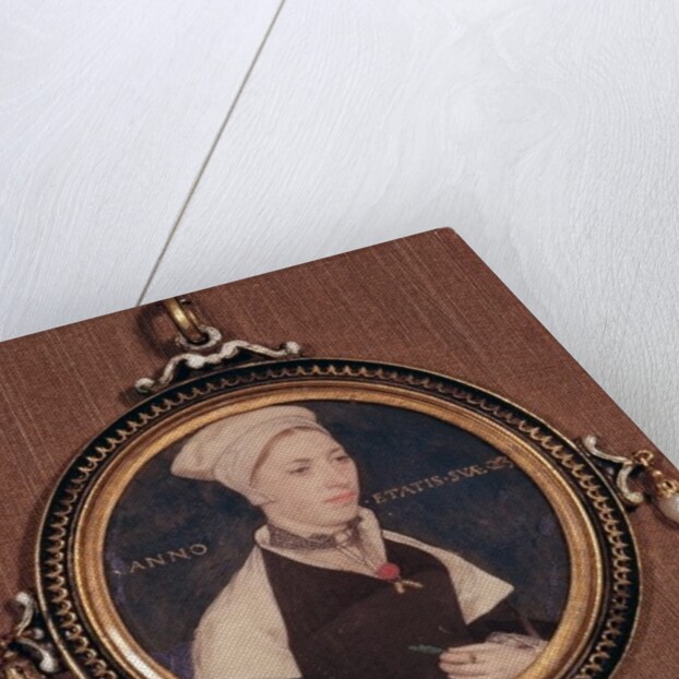 Miniature portrait of Jane Small, formerly known as Mrs. Robert Pemberton, c.1540 by Hans Holbein the Younger