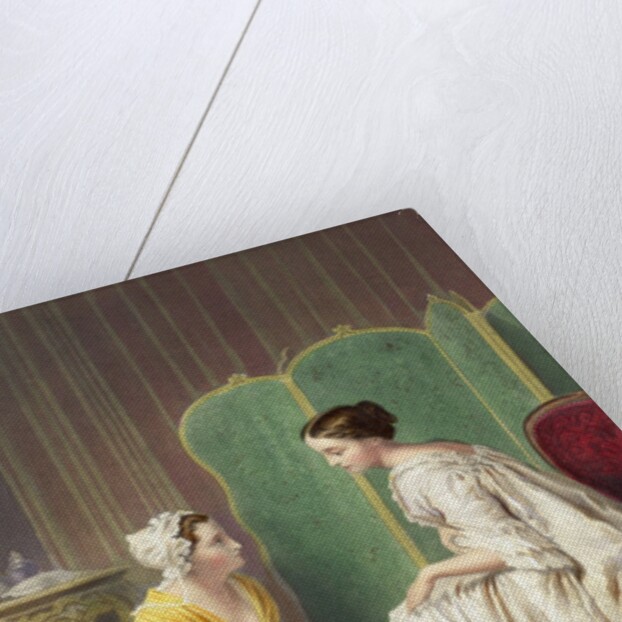 Maid Washing her Mistress' Feet by Anonymous Anonymous