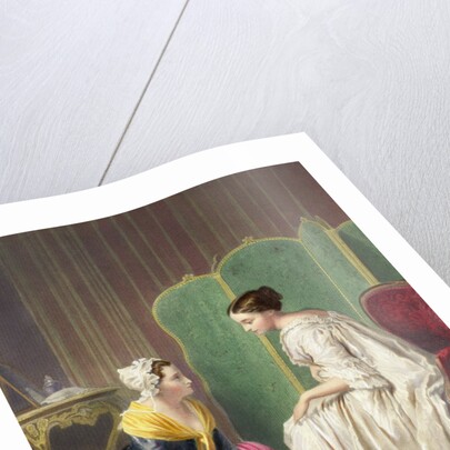 Maid Washing her Mistress' Feet by Anonymous Anonymous