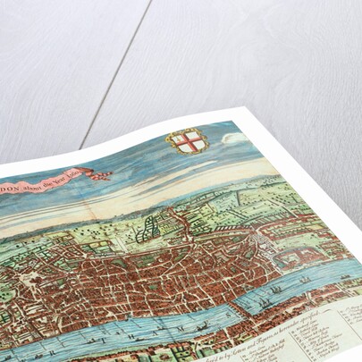 View of London, c.1560 by English School