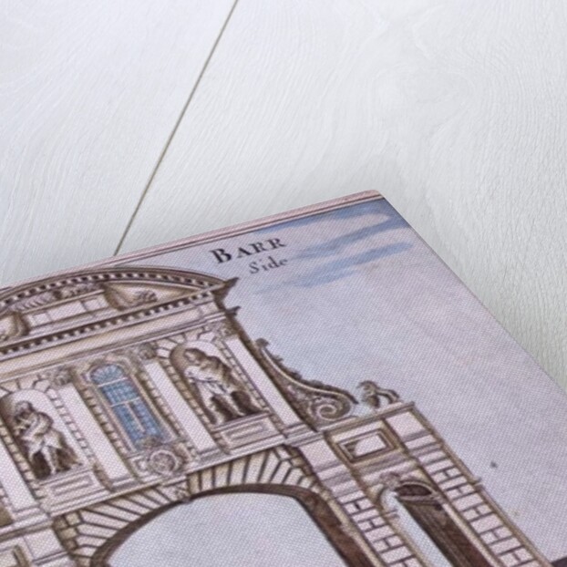 Temple Bar, the West Side by Robert Morden