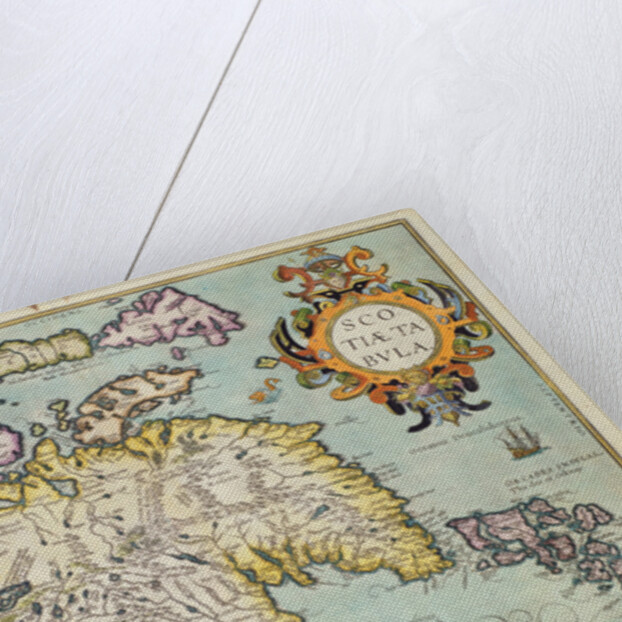 Map of Scotland, Miliaria Scotia by Anonymous