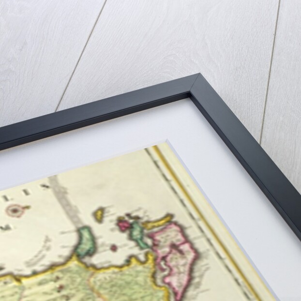 Map of Ceylon according to Nicolas Visscher, c.1626 by Anonymous