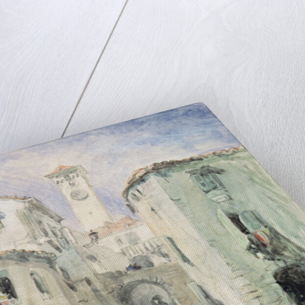 The Old Tower at Cannes, 1870 by William 'Crimea' Simpson