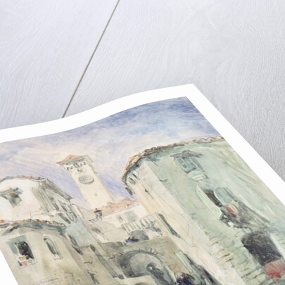 The Old Tower at Cannes, 1870 by William 'Crimea' Simpson