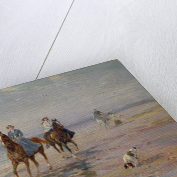 A Ride on the Beach, Dublin by Heywood Hardy