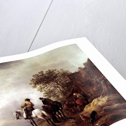 Landscape with Riders by Adriaen Jansz. van Ostade