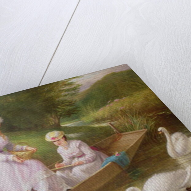 The Thames Swans by Thomas Brooks