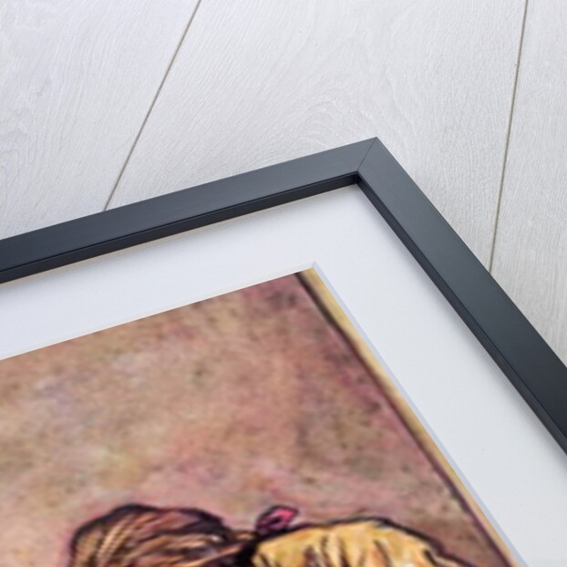 Original watercolour illustration for 'Gulliver's Travels' by Swift, Gulliver in Brobdingnag, 1909 by Arthur Rackham