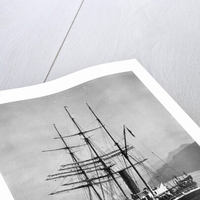 The Terra Nova sailed by Scott, in Antarctic waters, 1910 by English Photographer