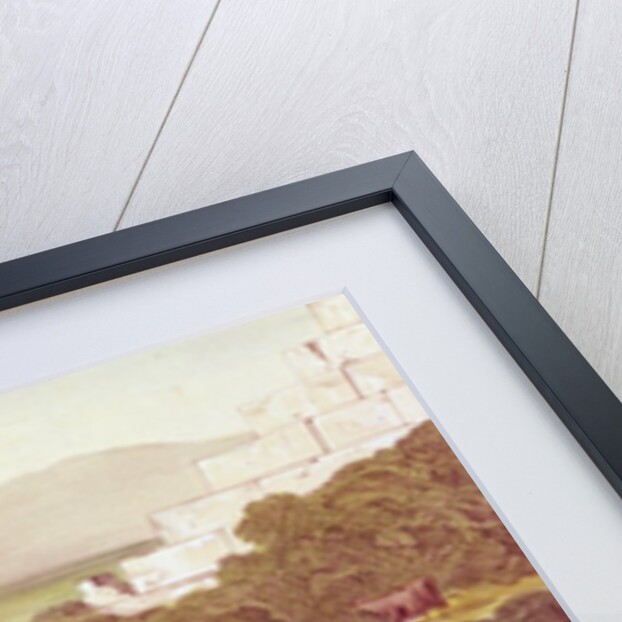 Walls of Ancient Samos, Cephalonia, 19th century by Edward Lear