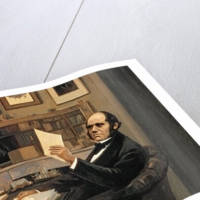 Joseph Hooker, Charles Lyell and Charles Robert Darwin by Evstafieff Evstafieff