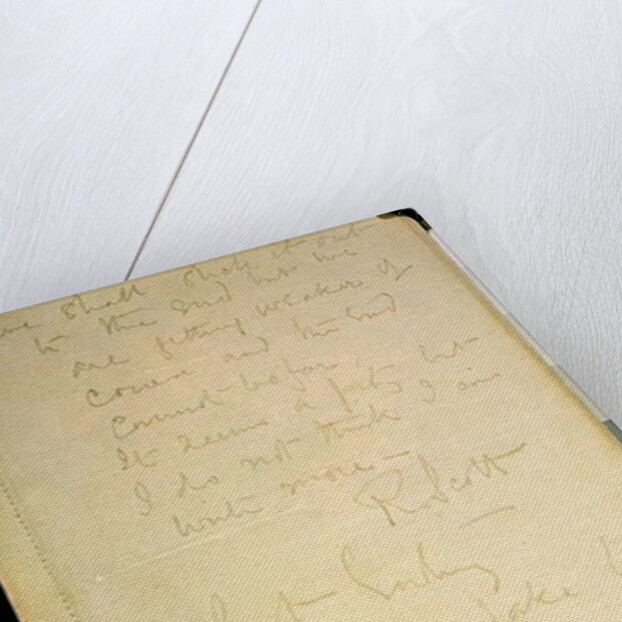 The last page of his diary, Antarctica, 29th March 1912 by Robert Falcon Scott