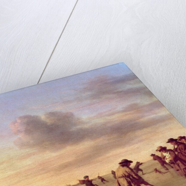 Golfers on the Ice near Haarlem, 1668 by Adriaen van de Velde