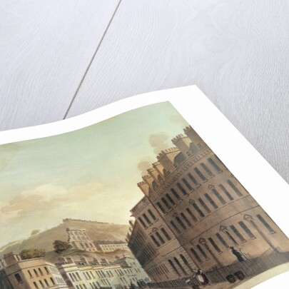 Axford and Paragon Buildings from 'Bath, Illustrated by a Series of Views' by John Claude Nattes