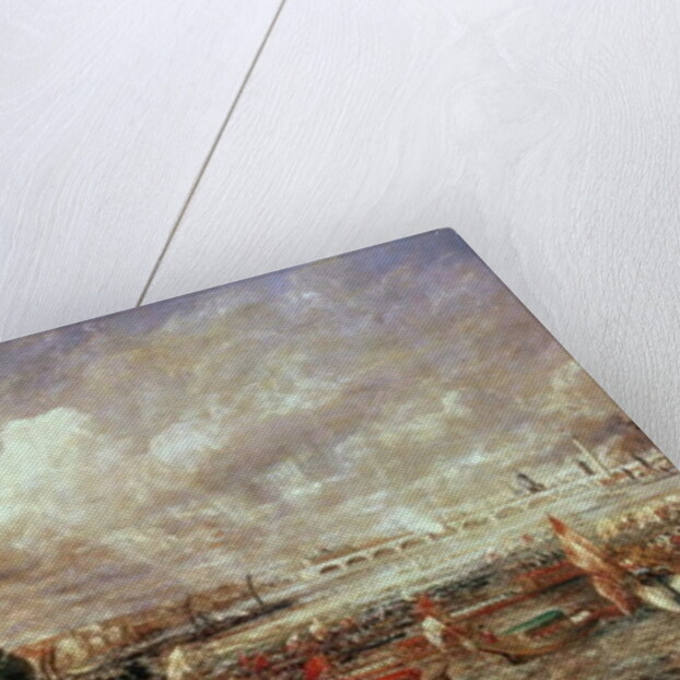 The Opening of Waterloo Bridge, Whitehall Stairs, 18th June 1817 by John Constable