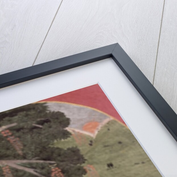 Krishna with the Cow Girls' clothes, Tehri-Garhwal, c.1820-30 by School Pahari