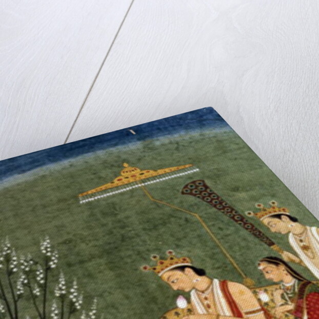 Seventh Incarnation of Vishnu as Rama-Chandra: Rama and Sita Reunited by School Indian