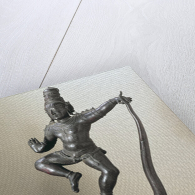 Krishna as a boy subduing the snake Kalilya, Madras, 16th-17th century by Indian School