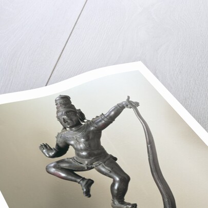 Krishna as a boy subduing the snake Kalilya, Madras, 16th-17th century by Indian School