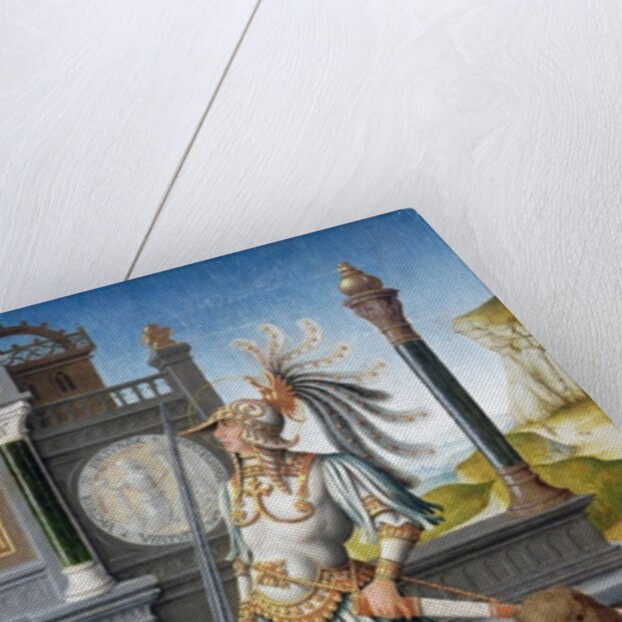 St. Adrian in Armour in an Open Landscape by Dutch School