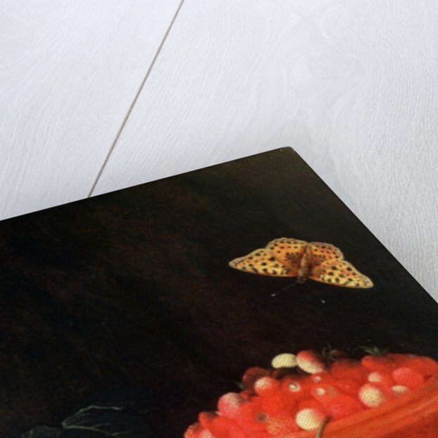 A Pot of Wild Strawberries by Adrian Coorte