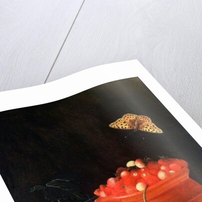 A Pot of Wild Strawberries by Adrian Coorte