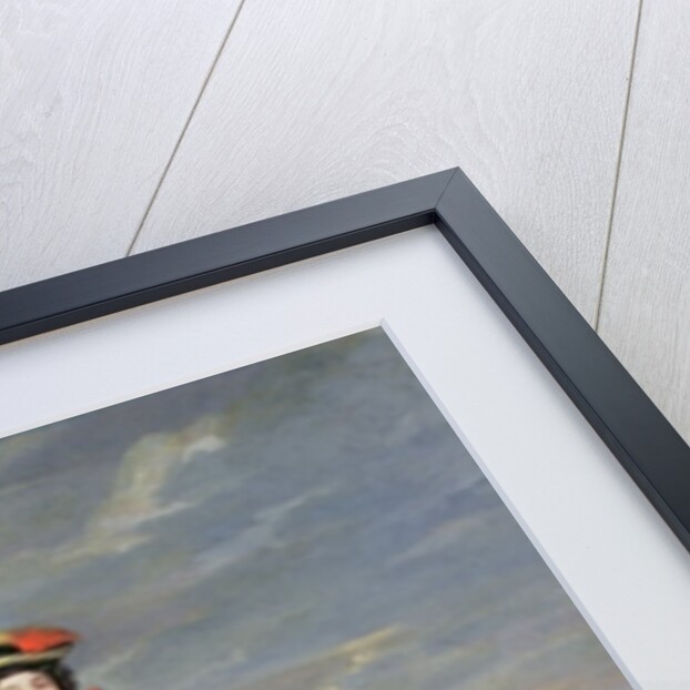 La Comtesse de Soissons Riding with a View of the Chateau de Vincennes by Jean-Baptiste Martin