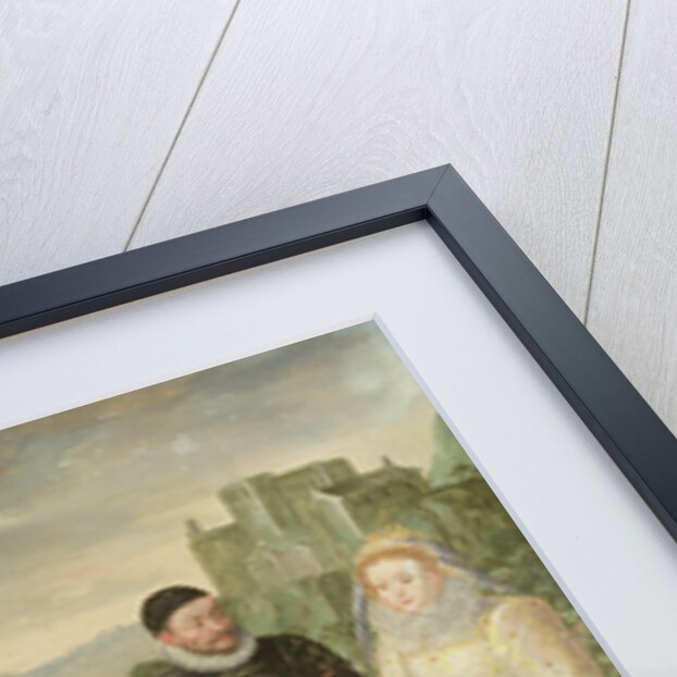 Portrait of Philip II, the Duke of Alencon, the Duke of Alba, William of Orange and Queen Elizabeth I by Philip Moro