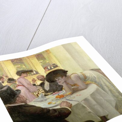 Dinner with Friends by Josef Engelhart