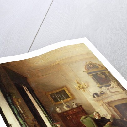 The Grey Drawing Room by Albert Chevallier Tayler