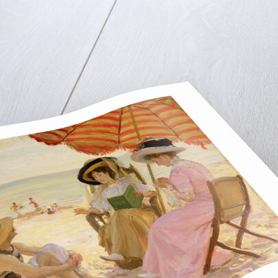 The Beach, 1929 by Alfred Victor Fournier