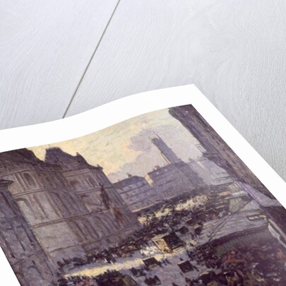 Paris Street Scene by Louis Braquaval