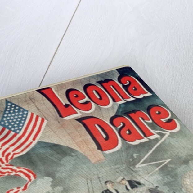 Ballooning: `Leona Dare' poster, 1890 by Jules Cheret