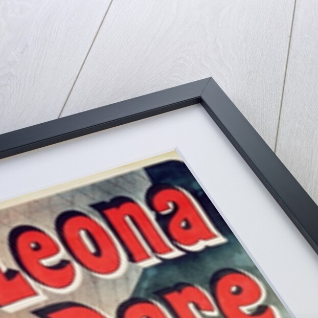 Ballooning: `Leona Dare' poster, 1890 by Jules Cheret