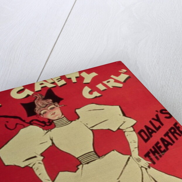 Poster advertising 'A Gaiety Girl' at the Daly's Theatre, Great Britain, 1890s by Dudley Hardy